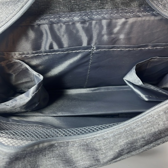 HANGING TRAVEL BAG W/Rose & Rhinestone Detail - Picture 7 of 11